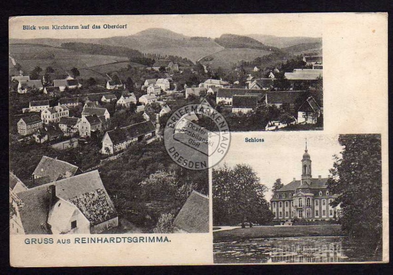 Reinhardtsgrimma Schloß Oberdorf 1913 