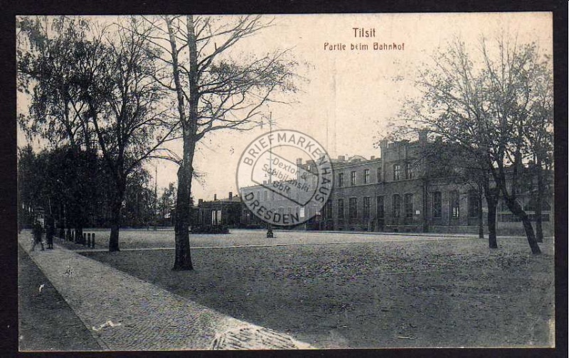 Tilsit Bahnhof ca. 1915 