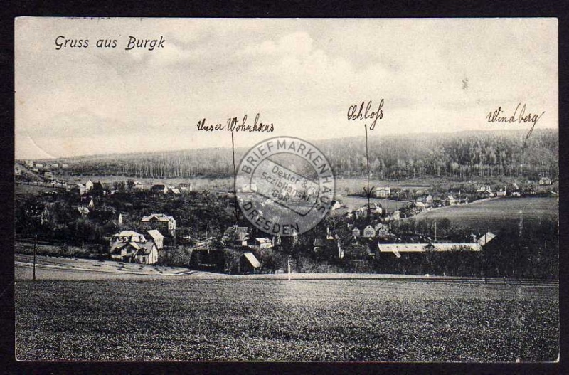 Burgk Schloß Windberg 1912 