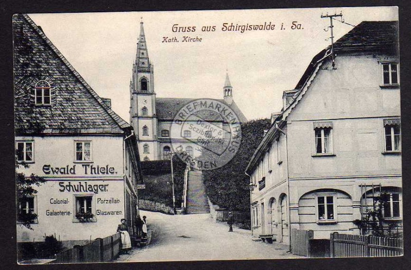 Schirgiswalde Thiele Schuhlager Colonial 1919 