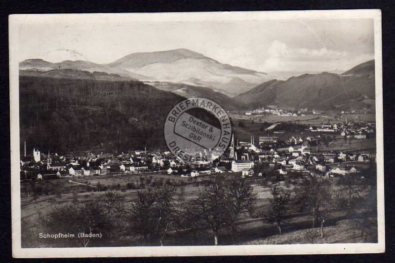 Schopfheim Baden 1929 