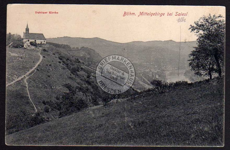 Dubitzer Kirche 1908  Salesl 