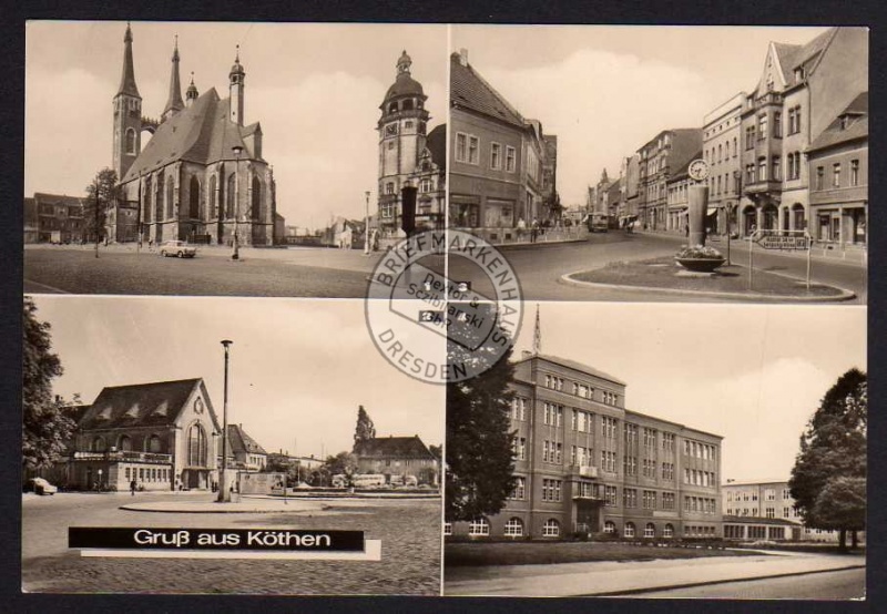 Köthen Bahnhof Ingenieurschule Chem. Technik 