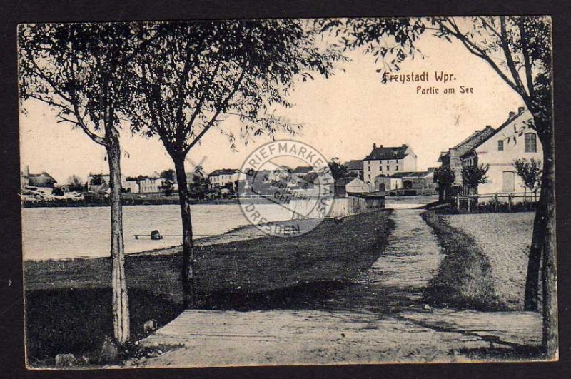 Freystadt Wpr. Partie  See 1927 Windmühle Mole 