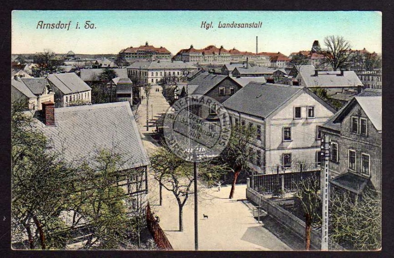 Arnsdorf Sa. Straße 1913 