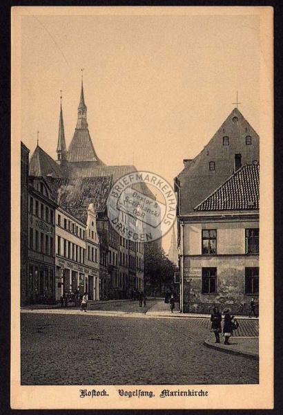 Rostock Vogelsang Marienkirche um 1915 / 1920 