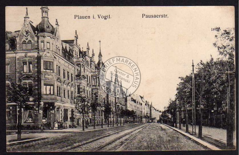 Plauen Vogtl. 1914 Pausaerstr. 