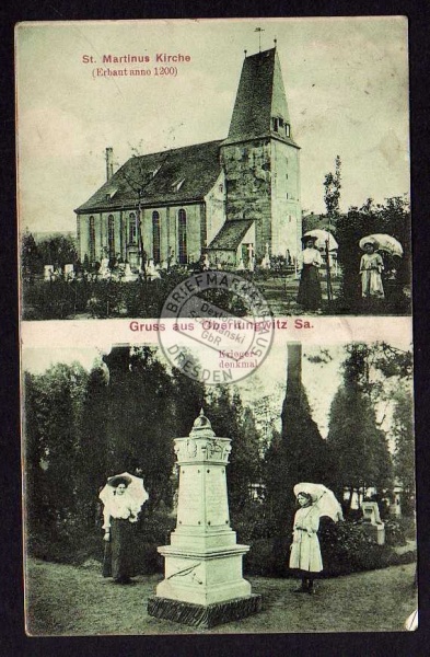 Oberlungwitz St. Martinus Kirche Kriegerdenkm. 