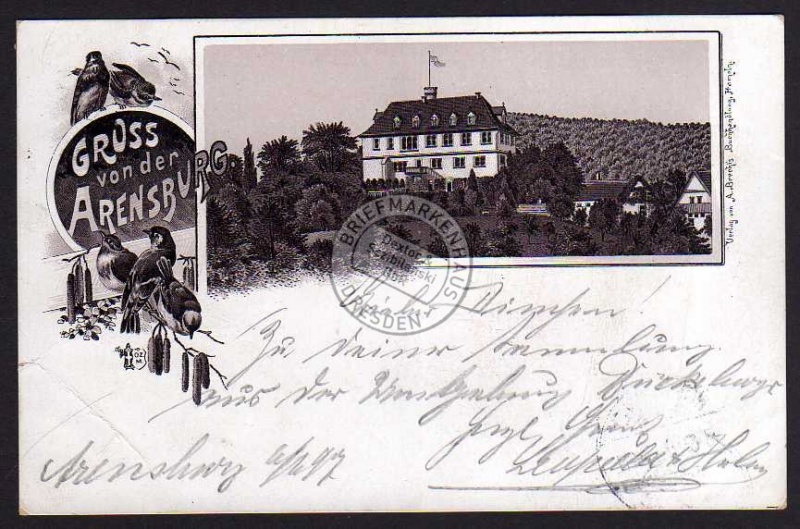 Ahrensburg 1897 Villa Schloss Bückeburg Rintel 