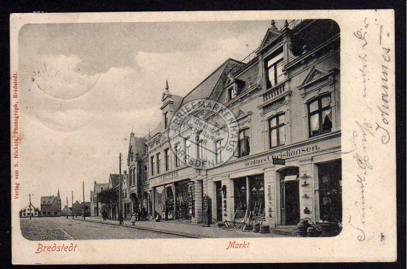 Bredstedt Markt 1903 