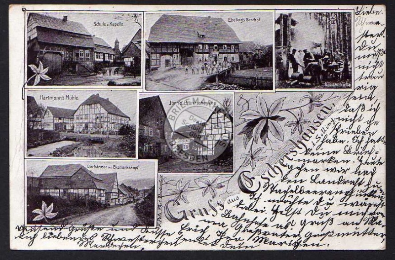 Eschershausen Mühle Schule Kapelle Gasthof 