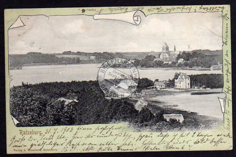 Ratzeburg 1903 Panorama 