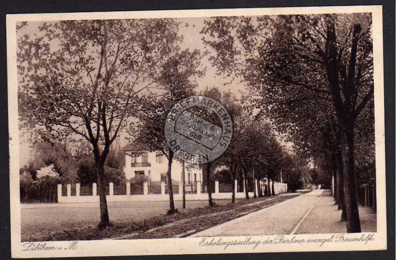 Lübtheen 1931 Erholungssiedlung d. Frauenhilfe 