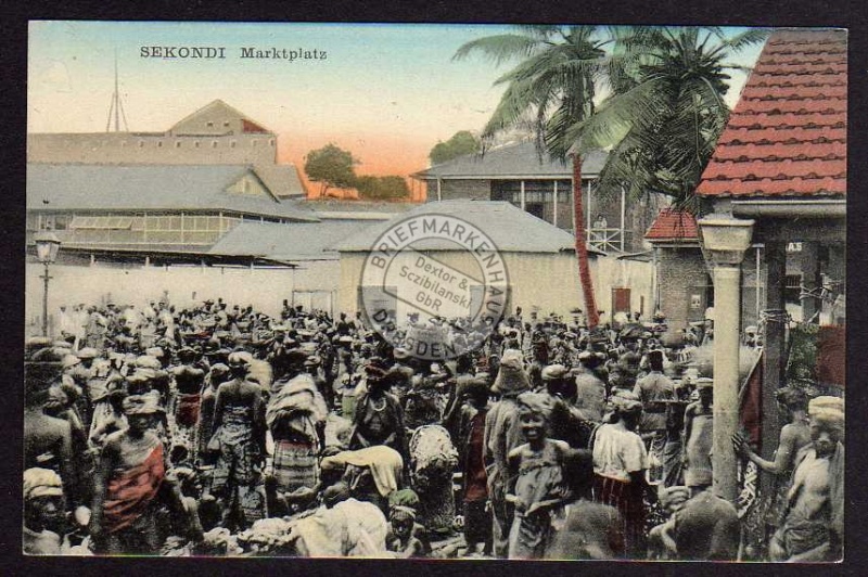 Sekondi Takoradi Marktplatz Goldküste Ghana 