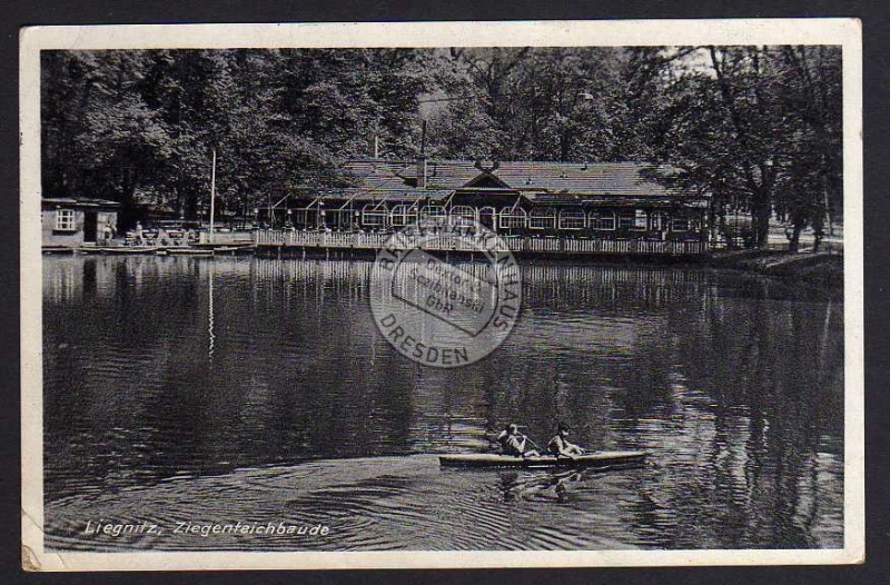 Legnica Liegnitz Ziegenteichbaude 1939 