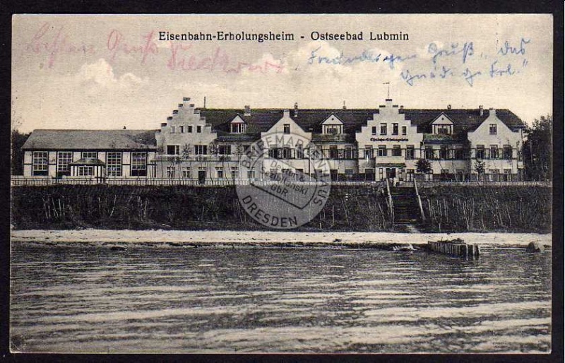 Lubmin Eisenbahn Erholungsheim 1930 