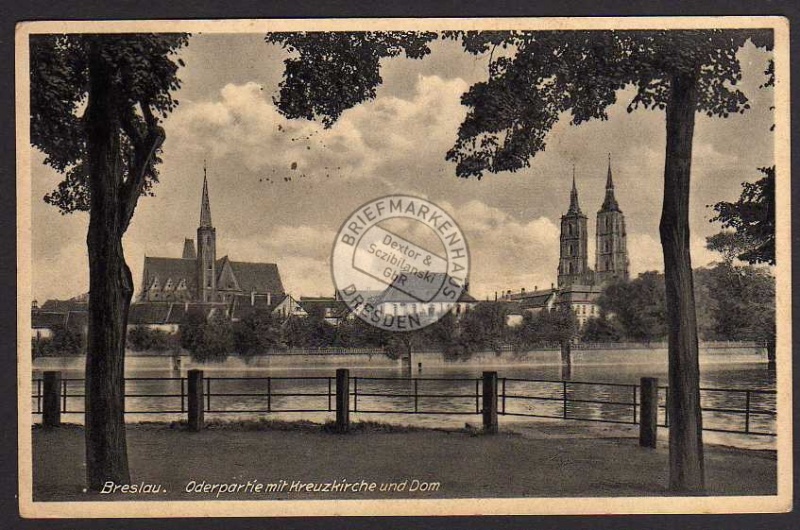 Breslau Kreuzkirche Dom 1941 