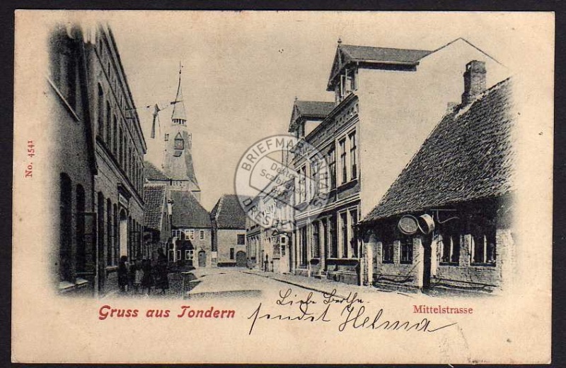 Tondern Mittelstrasse 1902 Tønder 