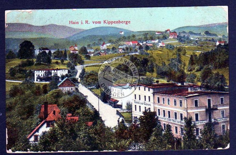 Hain R. Hotel zur Kippe Restaurant 1909 