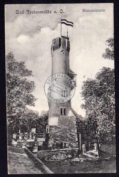 Bad Freienwalde (Oder) Bismarckturm 1906 