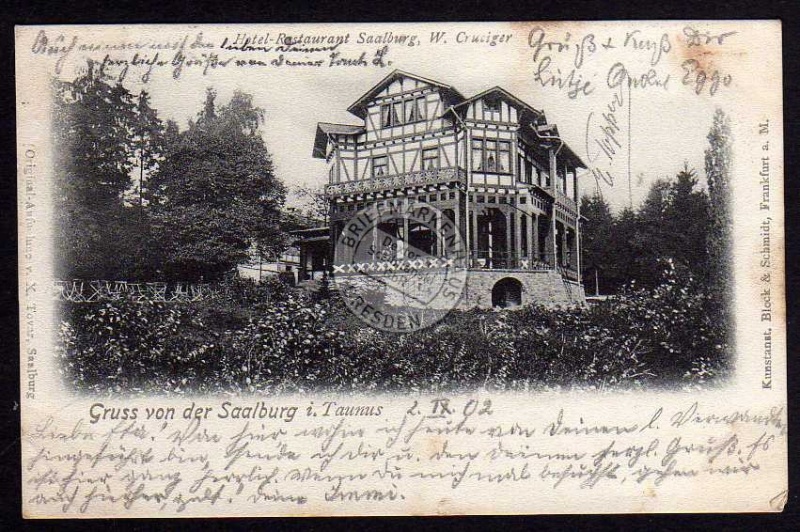 Saalburg i. Taunus 1902 