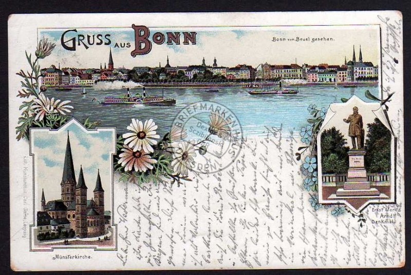 Litho Bonn 1896 