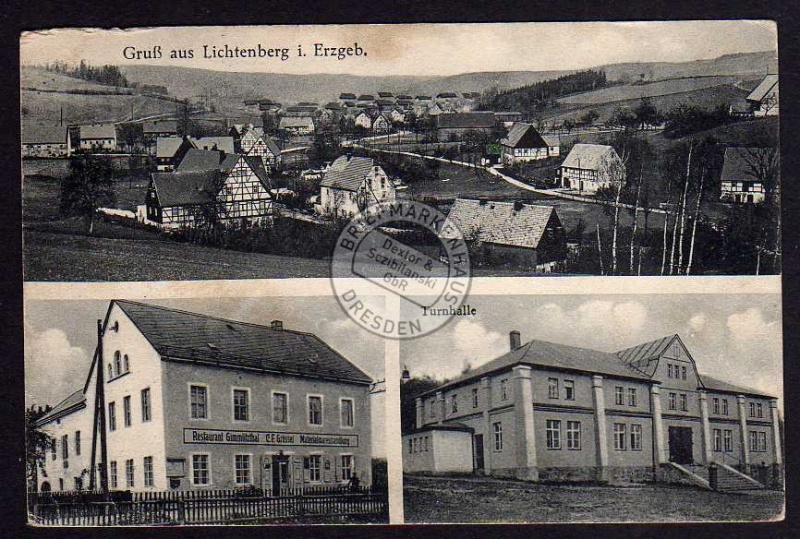 Lichtenberg Erzg. Turnhalle Restaurant Gimmlit 