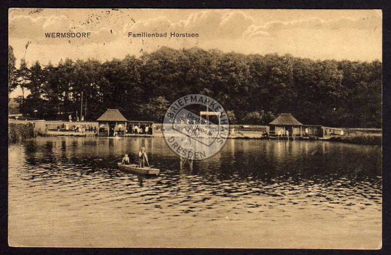 Wermsdorf familienbad Horstsee 1921 