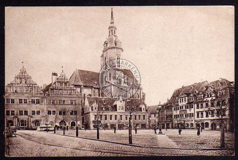 Naumburg Saale Markt Wenzelskirche 