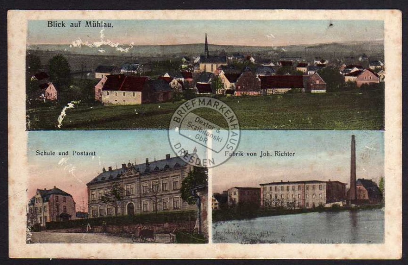 Mühlau Schule Postamt Fabrik Richter 