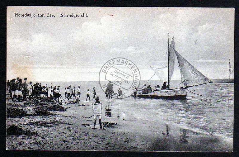 Noordwijk aan Zee Strandgezicht Segelboot 