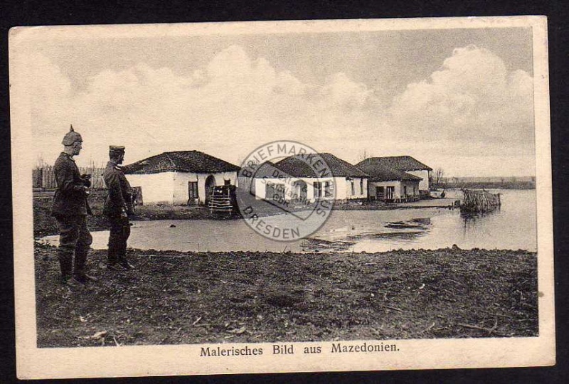 Malerisches Bild aus Mazedonien 1917 