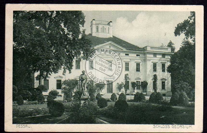 Dessau Schloss Georgium 1912 