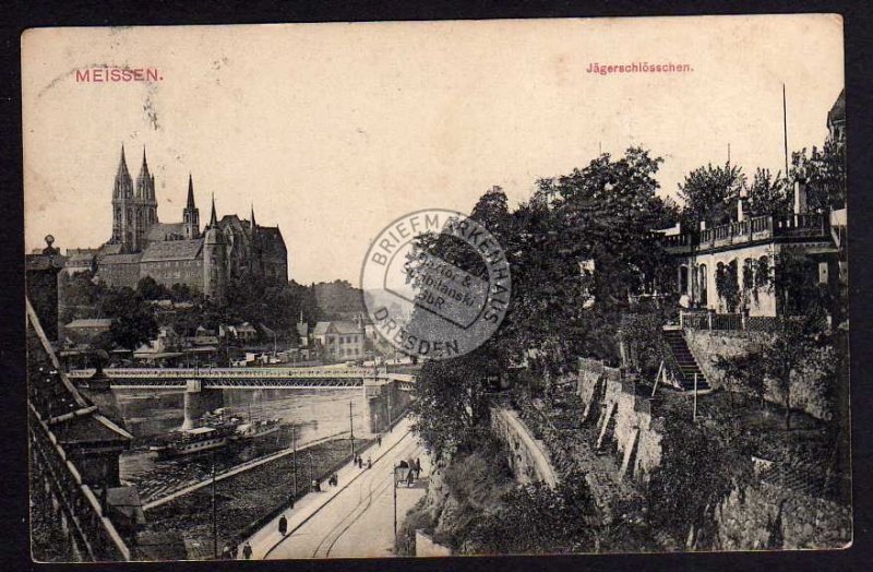 Meissen Meißen Jägerschlösschen 1908 