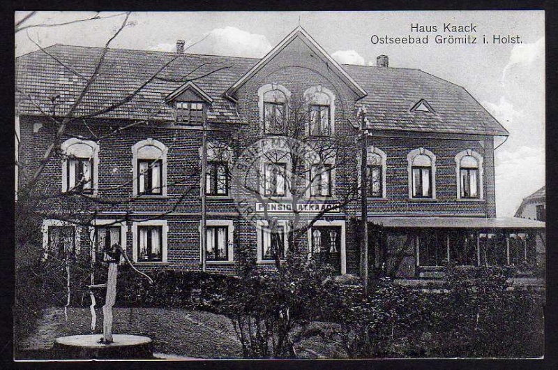 Haus Kaack Grömitz Holstein Pension 1926 