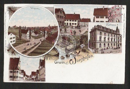 Wörishofen Litho um 1900 