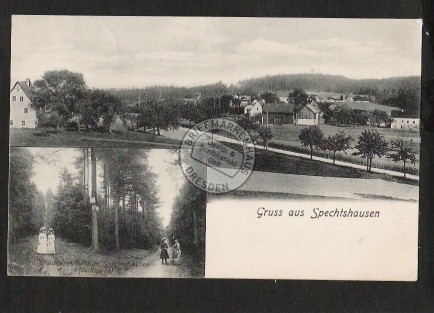 Spechtshausen Ort + Klingweg ( Kreischa ) 