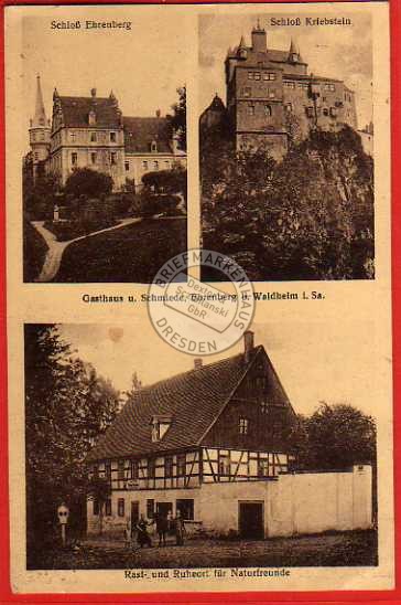 Ehrenberg b. Waldheim Gasthaus und Schmiede 