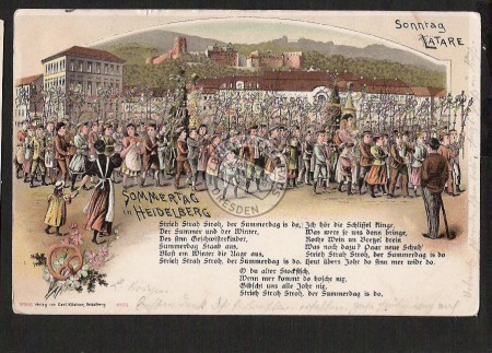 Litho Heidelberg Sommertag Sonntag Lätare 