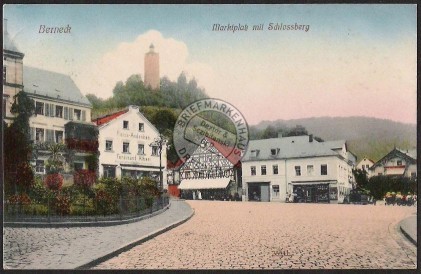 Berneck Markt Schlossberg Reiseandenken Ferdin 