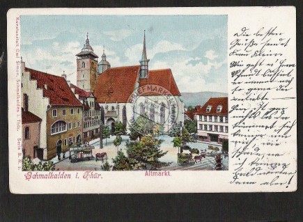 Schmalkalden Altmarkt 1903 