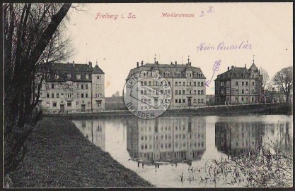 Freiberg Winklerstrasse 1914 super 